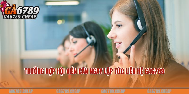 Liên Hệ Ga6789: Tư Vấn Nhanh Chóng, Dễ Dàng Và Liên Tục 24/7 4 Trường hợp hội viên cần ngay lập tức liên hệ Ga6789